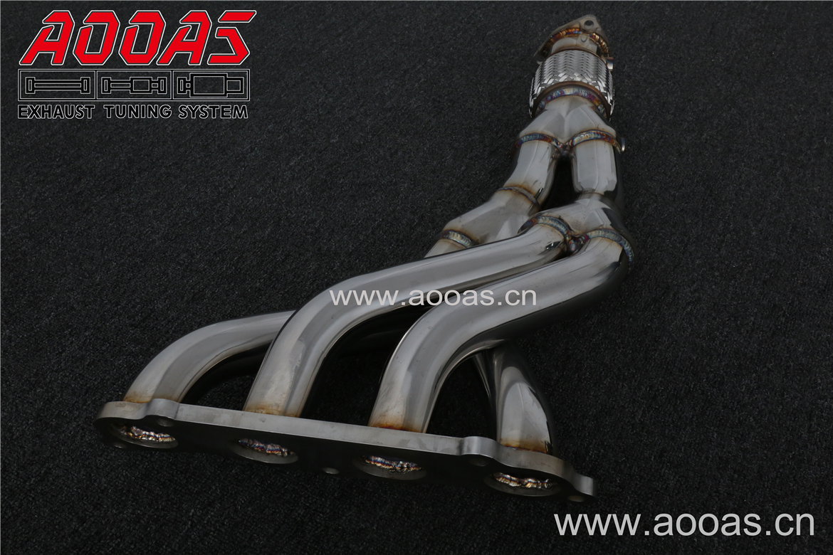 Honda GK5 to K20 engine, stainless steel polishing    All SS304 / Decat (Catless) Manifold 